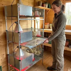 Kit complet 3 cages éleveuses poussins ou cailles* Outlet