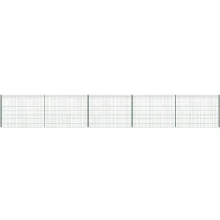 Kit de clôture grillagée rigide 10 m - Hauteur 153 cm - Panneaux galvanisés époxy* Outlet