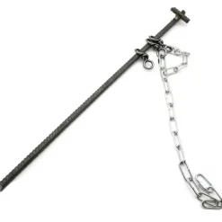 Kit de fixation pour piège lacet – piquet, chaîne et attaches*