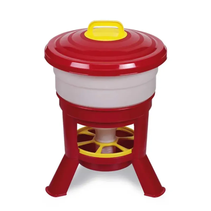 Kit Impérial Mangeoire & Abreuvoir 30L pour Volailles - Bleu/Rouge/Blanc*GAUN Outlet