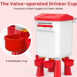 Kit mangeoire 12 kg + abreuvoir 11 L pour poule* Outlet