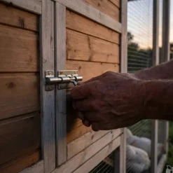 Kit Poulailler 3 poules Bois Confort toit plastique + Enclos*Ducatillon Outlet