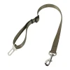Laisse sécurité voiture 75 cm kaki réglable*Stepland Discount