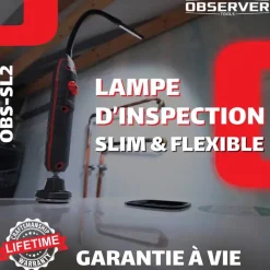 Lampe d'inspection LED flexible OBSERVER - 600 Lumens - USB-C - IP54*Observer Tools Sale