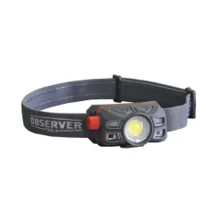 Lampe frontale OBSERVER - 450 Lumens - Rechargeable USB-C - Étanche IP67*Observer Tools Hot