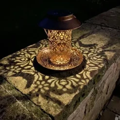 Lanterne solaire et mangeoire Ø 19 x 20 cm* Hot