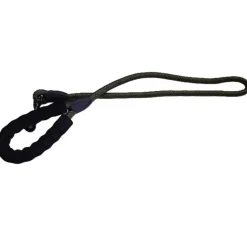 Longe réfléchissante nylon kaki 120x1,2cm pour chien*