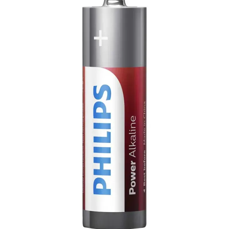 Lot 24 Piles Alcalines Philips Puissance longue durée AA* Best