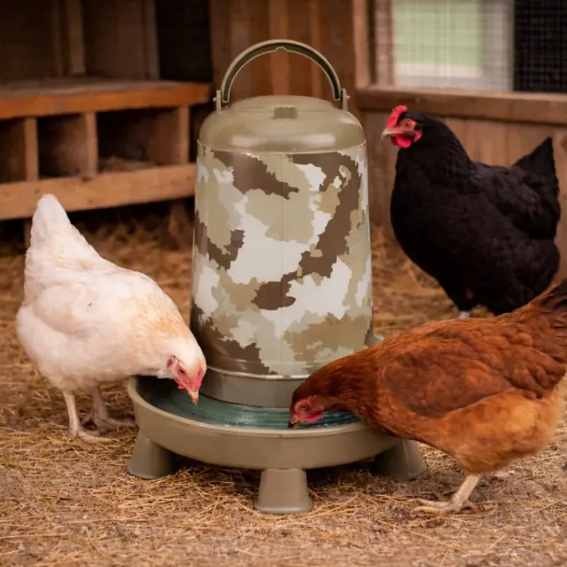 Lot de 10 Abreuvoirs camo Ø 23 cm 22.5cm h 5 L*GAUN Hot