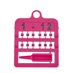 Lot de 12 Bagues fendues marquage laser Rose*Rings 4 Wings Clearance