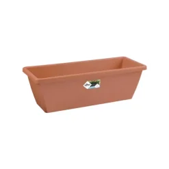 Lot de 4 Balconnières Elho® 50x16cm en plastique effet terre cuite* New