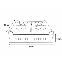 Lot de 25 boîtes transport poussins carton empilables 46 X 60 X 12 cm*Cimuka Hot