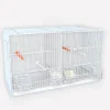 Lot de 3 cages d'élevage oiseaux équipées et superposables avec clips* Outlet