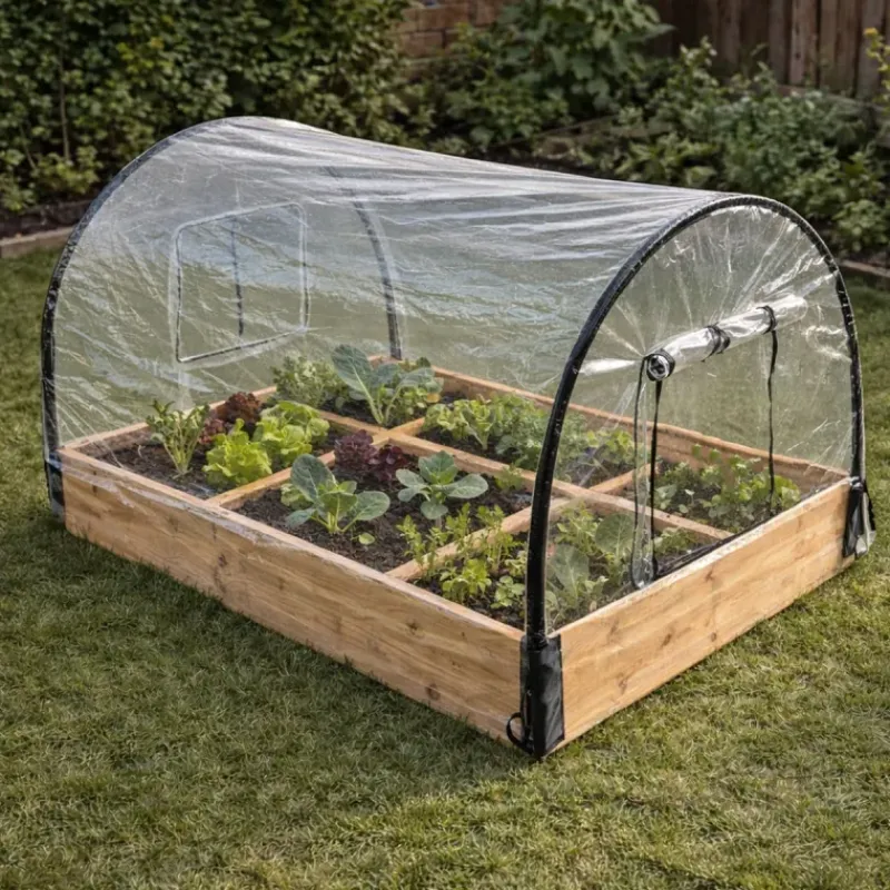 Lot de 3 carrés potager en bois de sapin* Outlet