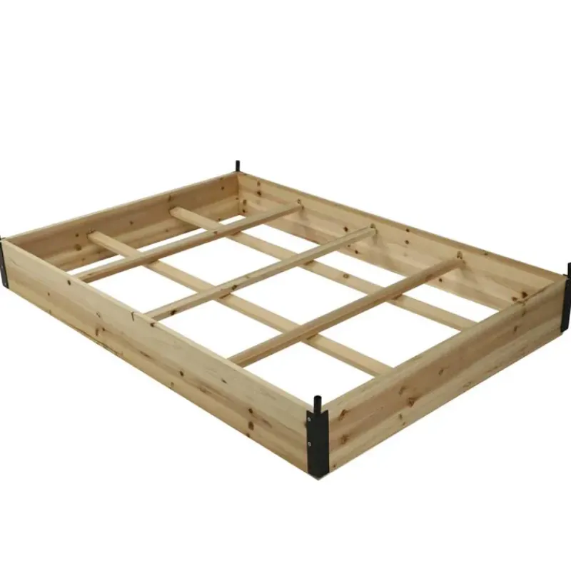 Lot de 3 carrés potager en bois de sapin* Outlet