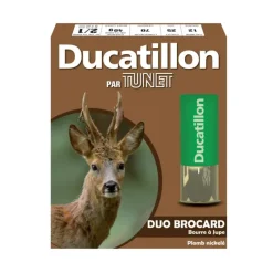 Lot de 200 cartouches cal.12/70 bourre jupe "Duo Brocard" 390m/s*TUNET Best