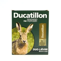 Lot de 100 Cartouches de chasse cal.12/70 DUCATILLON® "Duo Lièvre"*