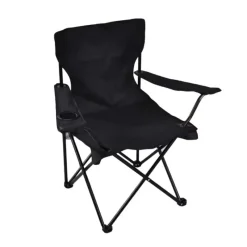 Lot de 2 Chaises Easy C2 pliable noire - Structure acier et polyester 600D* Best
