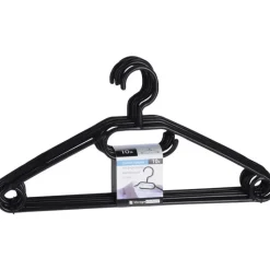 Lot de 10 cintres à vêtements noirs à tête tournante - 40 cm* Hot