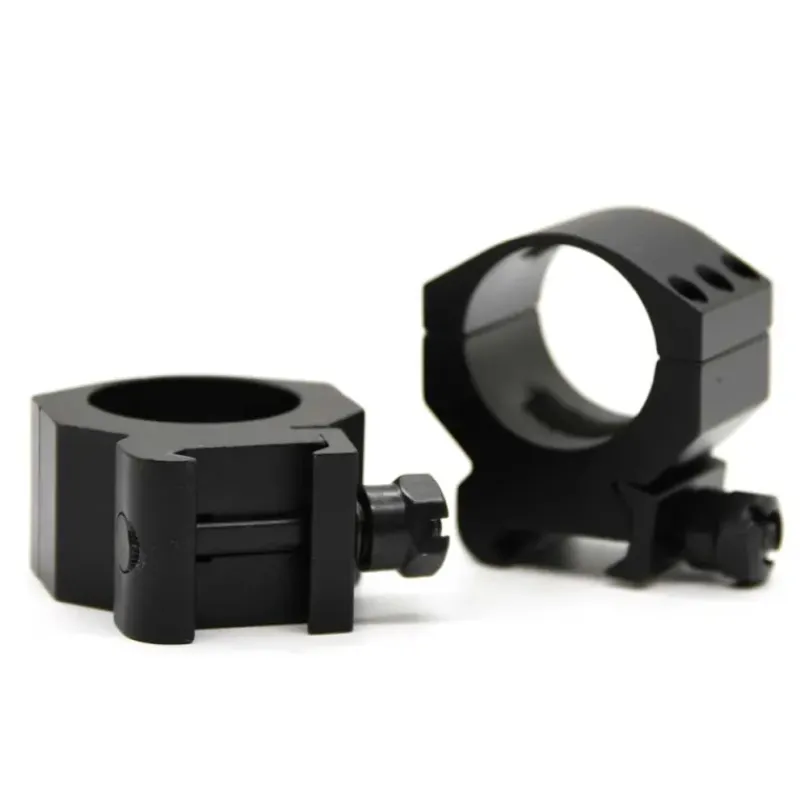 Lot de 2 colliers montage 30 mm 6 vis acier pour calibres puissants*