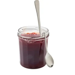 Lot de 2 cuillères à confiture en inox - Couverts dessert*Pradel France New