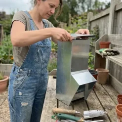 Lot de 10 Mangeoires à trémie métal galvanisée 7kg* Clearance