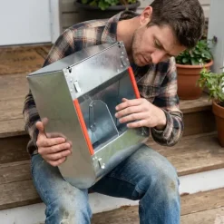 Lot de 10 Mangeoires lapins trémie 2 compartiments* Sale