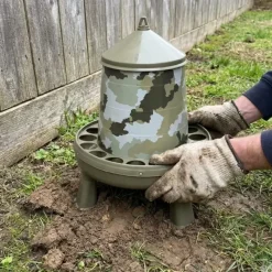 Lot de 5 Mangeoires sur pieds surélevés 4 kg camo Ø 33cm H 37,5cm*GAUN Sale