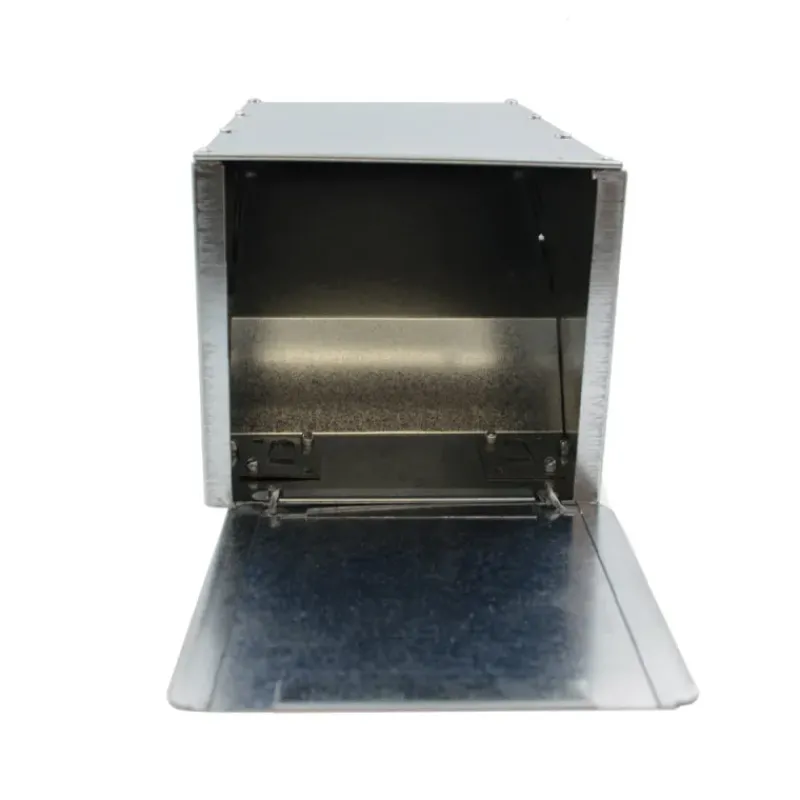 Lot de 10 Mangeoires trémie acier galva 1 compartiment* Online