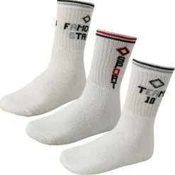 Lot de 3 paires de chaussettes sport coton blanches* Discount