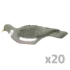 Lot de 20 Pigeons ramier en coquille léger* Discount