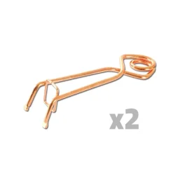 Lot de 2 pièges à taupe Putange traditionnel acier cuivré* Best