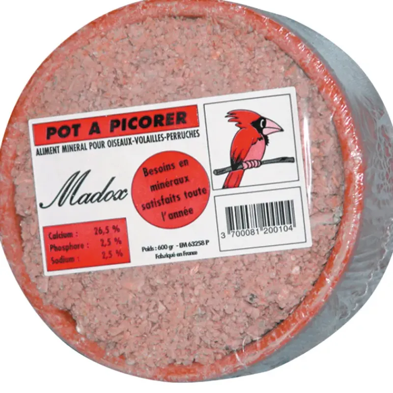 Lot de 24 Pot à picorer pigeons, oiseaux et volailles 600 g*Perrin Madox Outlet