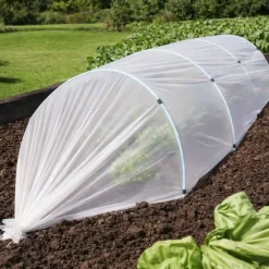 Lot de 4 Voiles de croissance semi-transparent 2,5x10m pour protection des cultures* New