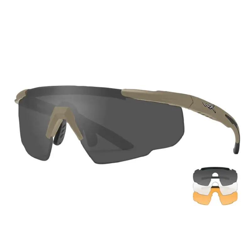 Lunette de protection pour tireur balistique 3 écrans kaki* Online