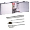 Mallette 4 ustensiles barbecue en acier inoxydable - Kit complet pour grillades* Online