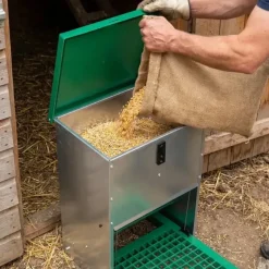 Mangeoire à trémie anti nuisibles Feedomatic 20kg*Olba Online