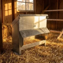 Mangeoire à trémie galvanisée 20Kg 54 x 27 x 51 cm* Discount