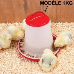 Mangeoire anti-gaspillage, plastique 3 kg*Olba Discount