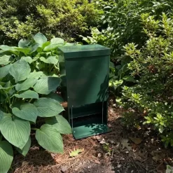 Mangeoire anti-nuisible 12 kg thermolaquée vert* New