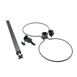 Mangeoire chien sur pied réglable + 2 gamelles Ø de 19 cm*