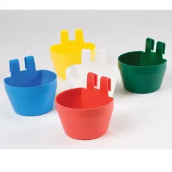 Mangeoire de cage plastique cup 190 ml lot de 10* Hot