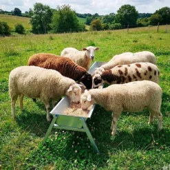 Mangeoire linéaire galvanisée moutons brebis chèvres* Hot