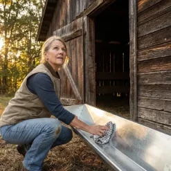 Mangeoire linéaire galvanisée moutons brebis chèvres* Hot