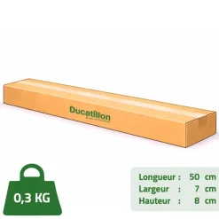 Mangeoire métal poussins 50 cm à barrettes avec couvercle*