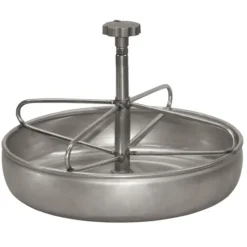 Mangeoire pour porcelets 2L acier inoxydable Diam. 25 cm* Clearance