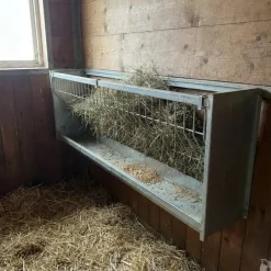 Mangeoire Ratelier mural ovins caprins 207 x 32 x 60 cm* Outlet