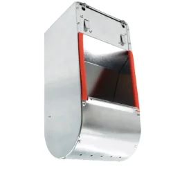 Mangeoire trémie acier galva 1 compartiment à l'unité 25x12x11 cm* Clearance