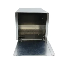 Mangeoire trémie acier galva 1 compartiment à l'unité 25x12x11 cm* Clearance