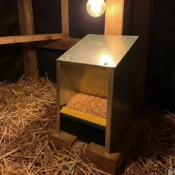 Mangeoire trémie galva 2,5 kg ProFeeder anti-gaspillage*Olba Sale